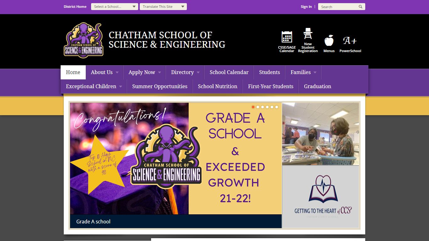 Science & Engineering / Homepage - Chatham County Schools